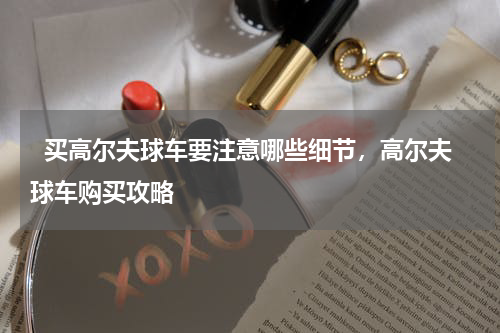   买高尔夫球车要注意哪些细节，高尔夫球车购买攻略  