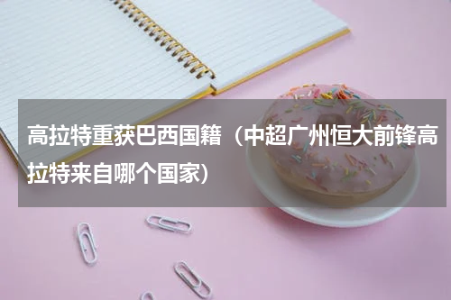 高拉特重获巴西国籍（中超广州恒大前锋高拉特来自哪个国家）