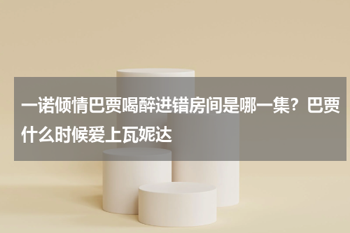 一诺倾情巴贾喝醉进错房间是哪一集？巴贾什么时候爱上瓦妮达