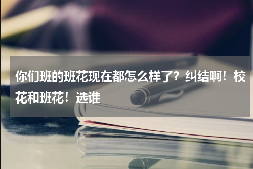 你们班的班花现在都怎么样了？纠结啊！校花和班花！选谁