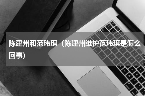 陈建州和范玮琪（陈建州维护范玮琪是怎么回事）