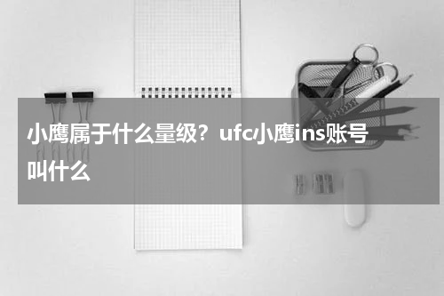 小鹰属于什么量级？ufc小鹰ins账号叫什么